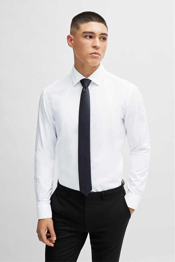 ΓΡΑΒΑΤΑ HUGO - 001 ΜΑΥΡΟ